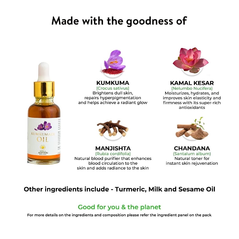 Kerala Ayurveda Kumkumadi Oil, 30 ml-2.webp